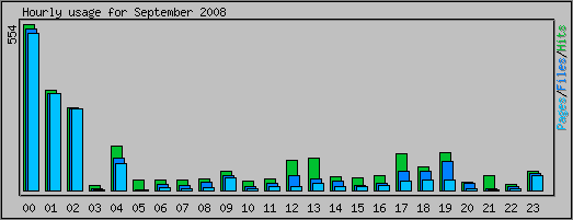 Hourly usage