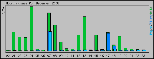 Hourly usage