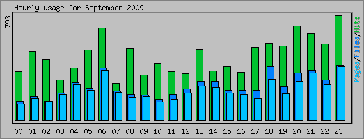 Hourly usage