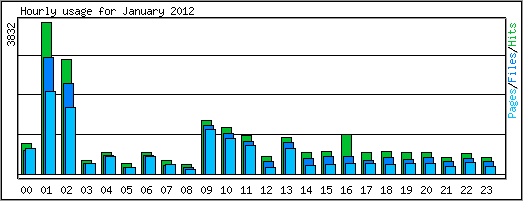 Hourly usage