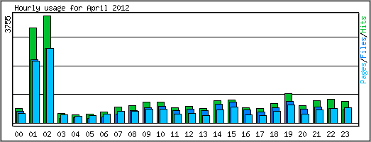 Hourly usage