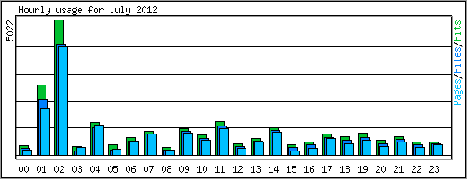Hourly usage