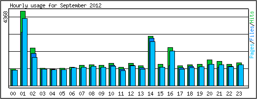 Hourly usage