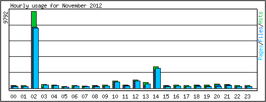 Hourly usage
