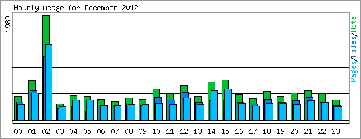 Hourly usage
