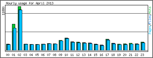 Hourly usage