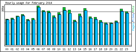 Hourly usage