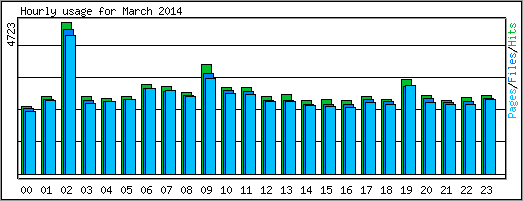 Hourly usage