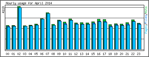 Hourly usage