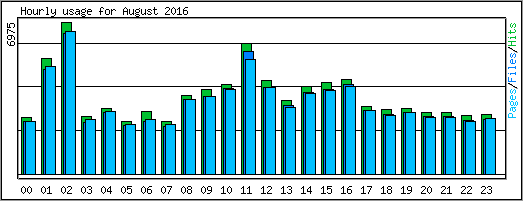 Hourly usage