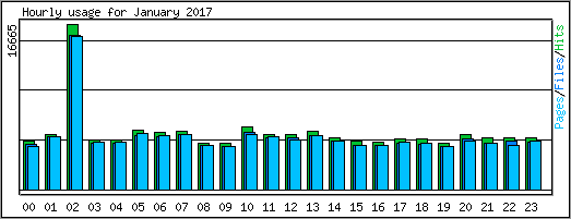 Hourly usage