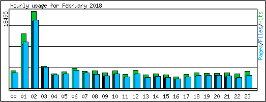Hourly usage